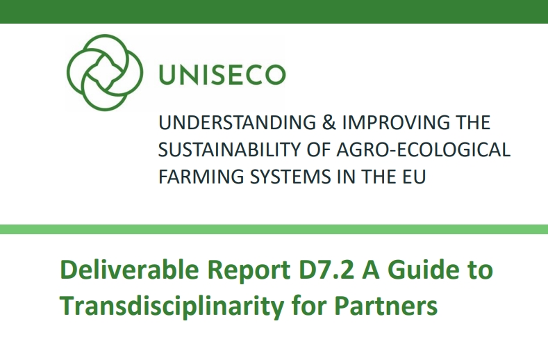 D7.2 -  A Guide to Transdisciplinarity for Partners published