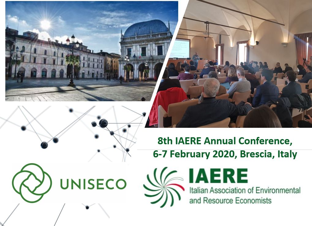 UNISECO at the 8th IAERE Annual Conference, 6-7 February 2020, Brescia, Italy.