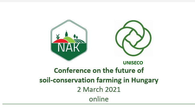 Many thanks! Online conference on the future of soil conservation farming in Hungary, 2 March 2021