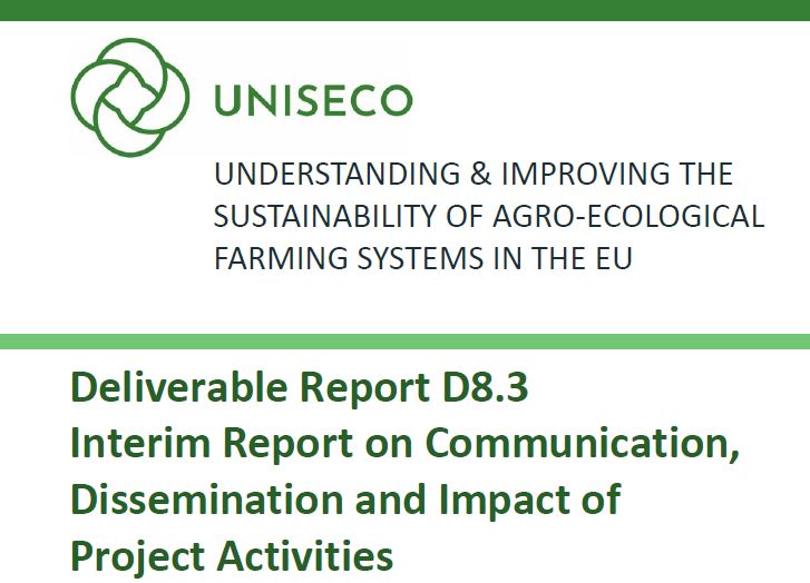 D8.3 – Interim Report on Communication, Dissemination and Impact of Project Activities